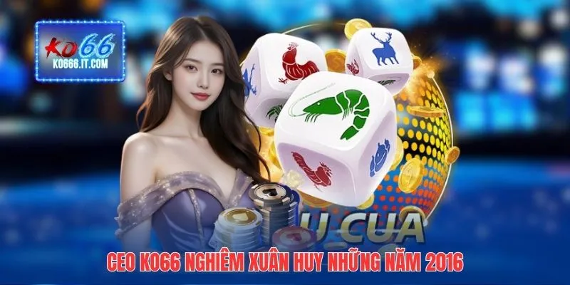 CEO KO66 Nghiêm Xuân Huy những năm 2016