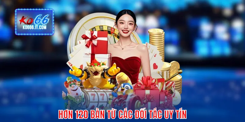 Hơn 120 bàn từ các đối tác uy tín